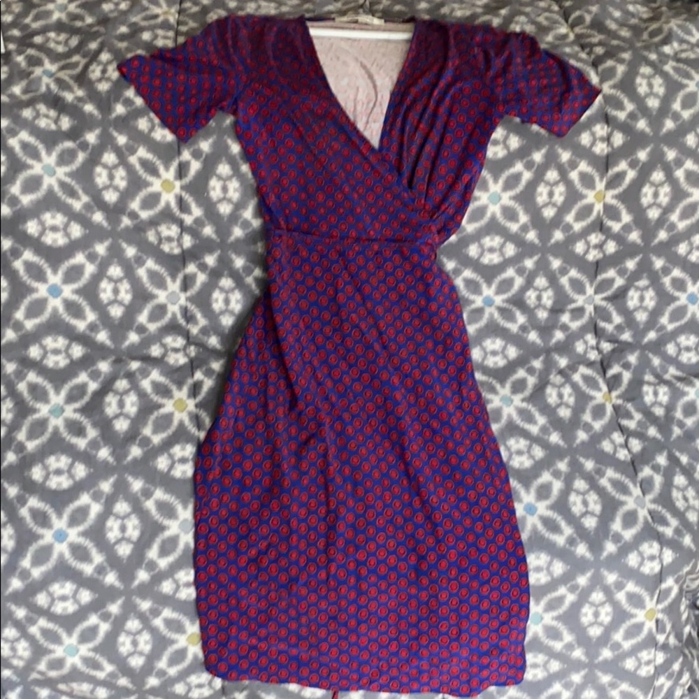 NWOT short sleeve wrap dress